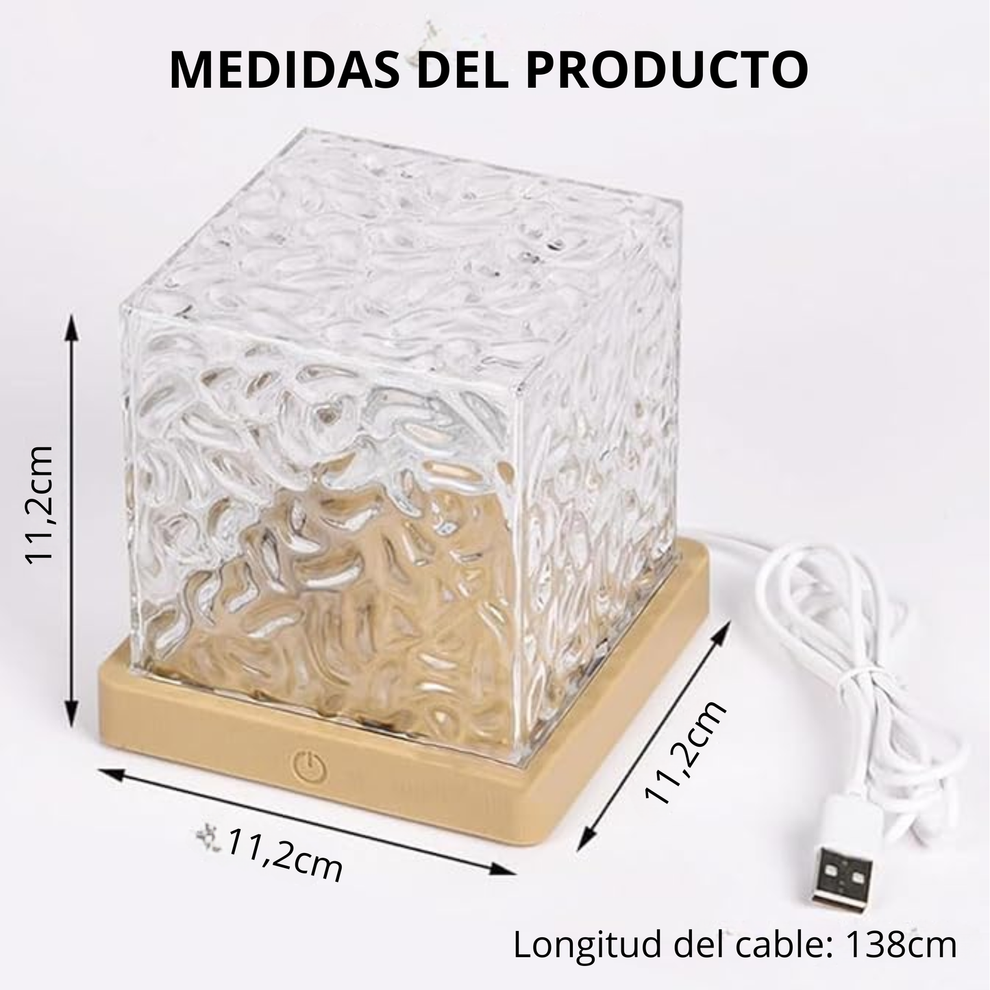 Cubo proyector de olas