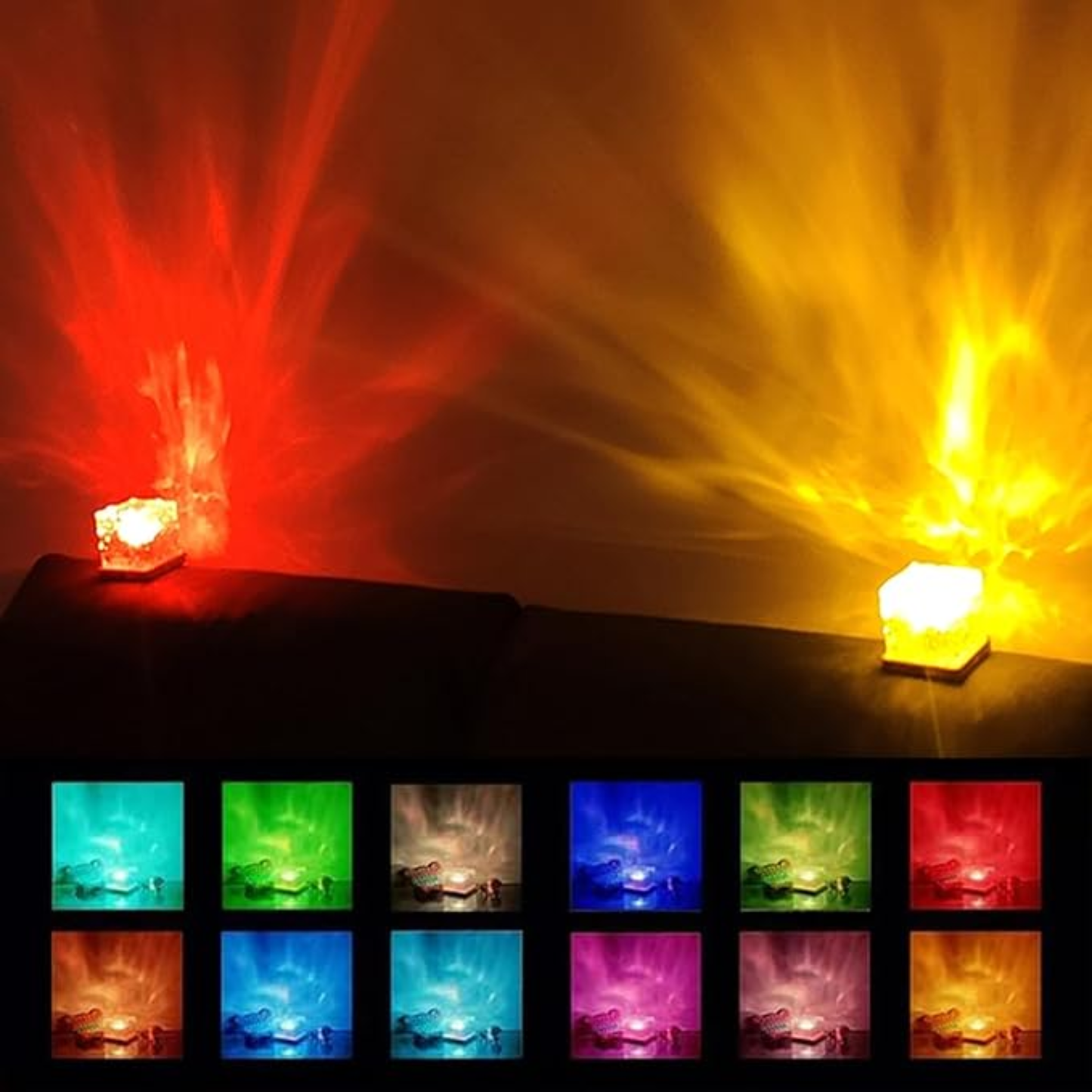 Cubo proyector de olas