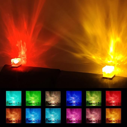 Cubo proyector de olas