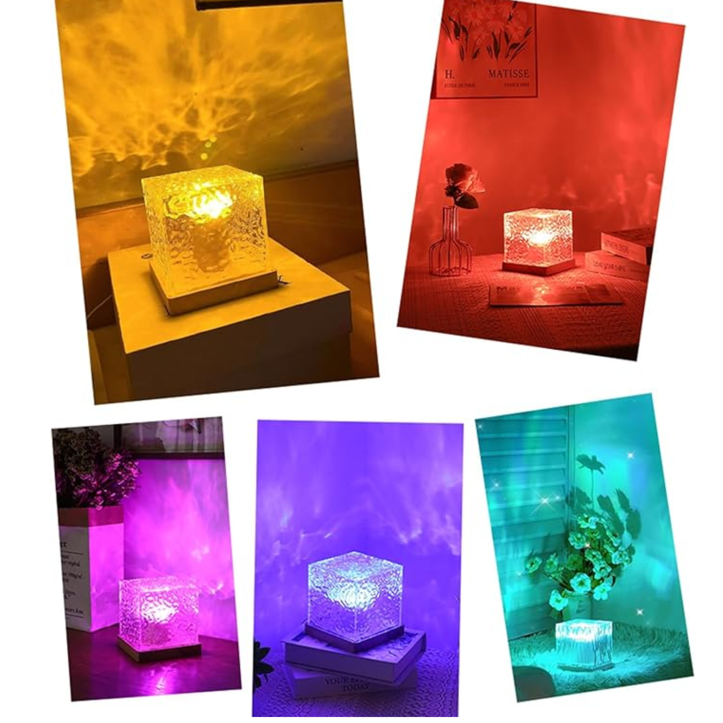 Cubo proyector de olas