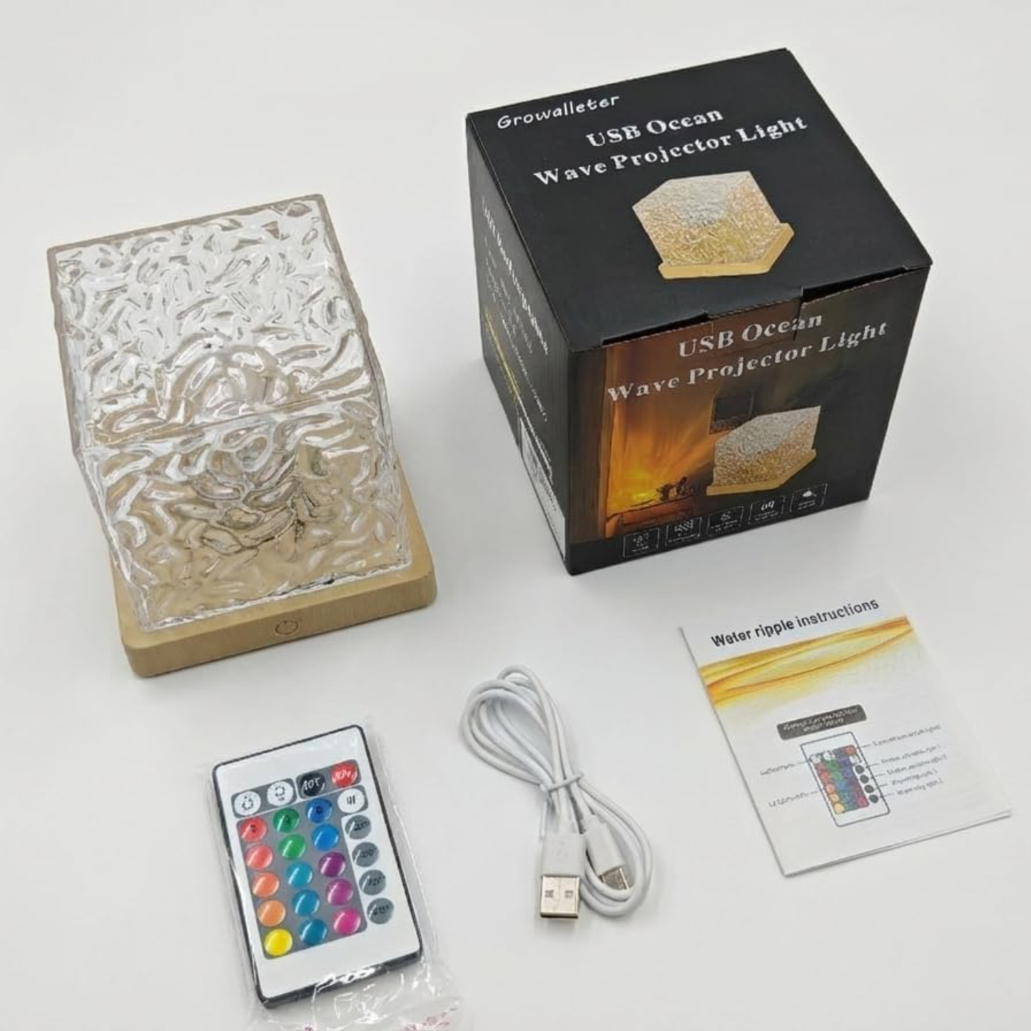 Cubo proyector de olas